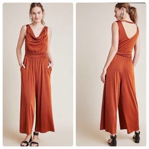 Maeve Anthropologie Enchanted Jumpsuit Copper XS